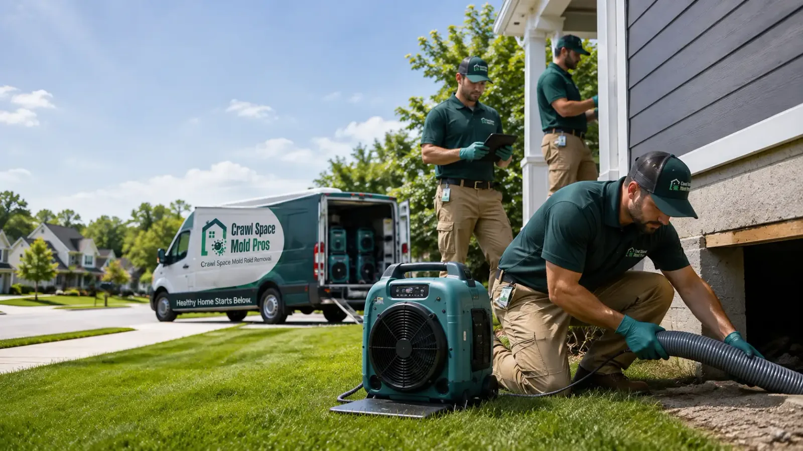 Crawl Space Mold Removal in Santa Rosa, TX